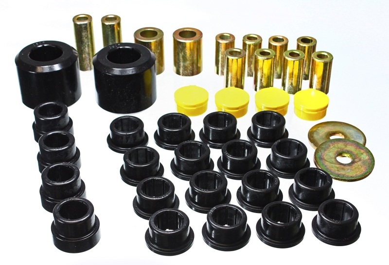 Chevrolet Camaro Control Arm Bushing Kit - Rear - Energy Suspension - Performance Polyurethane - Black - 2010 Chevrolet Camaro Control Arm Bushing Kit - Rear - Energy Suspension - Performance Polyurethane - Black - 2010